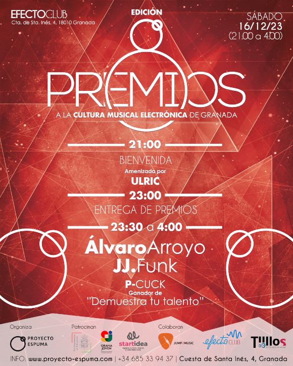 8� Edici�n PREMIOS A LA CULTURA MUSICAL ELECTR�NICA